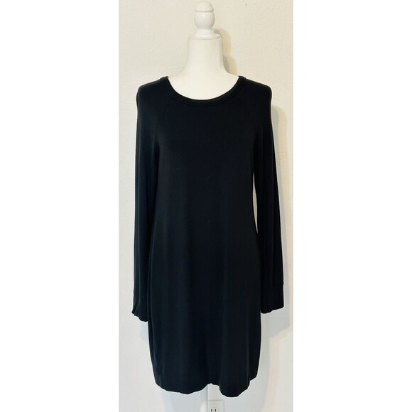 Lou & Grey Size M Long Sleeve Sweatshirt Dress Soft Cozy Casual Minimalist - Picture 1 of 9